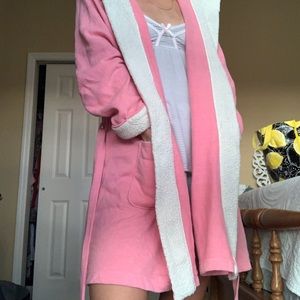 Victoria’s Secret pink robe